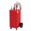 Fuel Caddy, Fuel Transfer Tank with Pump, Gas Storage Tank, Gasoline Diesel Fuel Container for Cars, Lawn Mowers, ATVs, Boats - 3 of 4