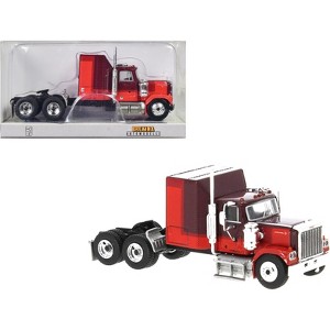 1980 GMC General Truck Tractor Dark Red and Light Red 1/87 (HO) Scale Model Car by Brekina - 1 of 3