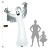 Syemin Decorative Holiday Scene Props Halloween Inflatable Decoration Giant Halloween Inflatable Ghost Decor Party Yard Decoration, White, 35"*35"*96" - 3 of 4
