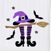 Linum Home Textiles 100% Turkish Cotton Unisex Smyrna Hotel/Spa Embroidered Robes - Hat-Broom-Legs - 4 of 4