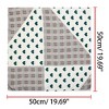 Allegra K Women's Love Heart Silky Hair Scrunchies Square Scarves Neckerchief - 3 of 4