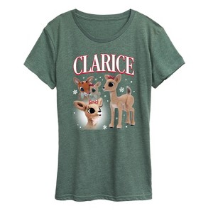 Women's - Rudolph - Clarice Bootleg Short Sleeve Graphic T-Shirt - 1 of 4