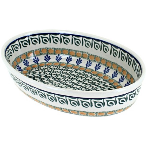 Blue Rose Polish Pottery 335 Vena Muffin Pan : Target