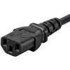 Monoprice 3-Prong Power Cord - 10ft - Black (6-Pack) NEMA 5-15P to IEC 60320 C13, 18AWG, 10A, 125V, Works W/ Most Pcs, Monitors, Scanners, & Printers - image 4 of 4