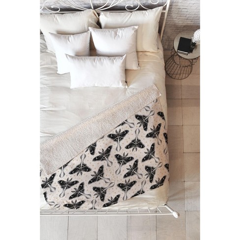 Cream and best sale black blanket