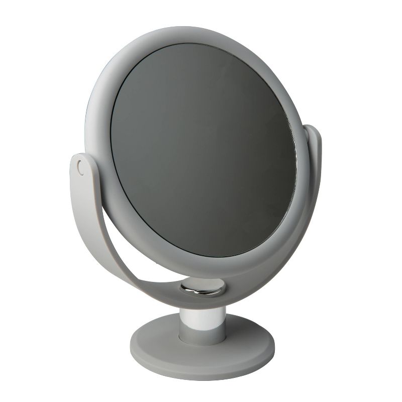 7" Vanity Rubberized 1X-10X Magnification Mirror - Home Details, 1 of 9