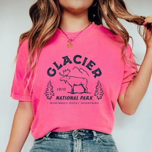 Simply Sage Market Vintage Glacier National Park Garment Dyed Tee - 1 of 4