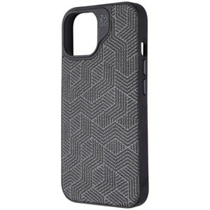 ZAGG London Snap Ultra Slim Case for Apple iPhone 15 - Black Geo - 1 of 1