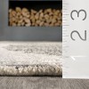 Nuloom Evangeline Abstract 5x8 Wool Indoor Area Rug for Living Room Bedroom Dining Room Kitchen, Ivory - 3 of 4