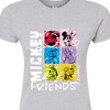 Women's - Disney - Streetwear Group Shot Fitted Graphic T-Shirt - 2 of 3