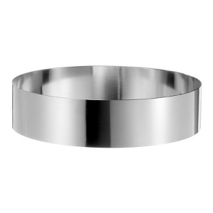 Unique Bargains Stainless Steel Seamless Nonstick Mirror Coating Round Cake Ring - 1 of 4