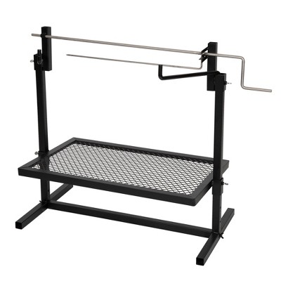 Heavy-Duty Stainless Steel Rotisserie Camp Grill