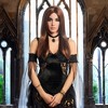 Costume Culture by Franco LLC Gothic Goddess Mixed Dark Brown Adult Costume Wig - 3 of 4