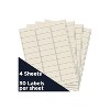 JAM Paper Mailing Address Labels 1 x 2 5/8 Ivory 120/Pack 17966071 - 2 of 4