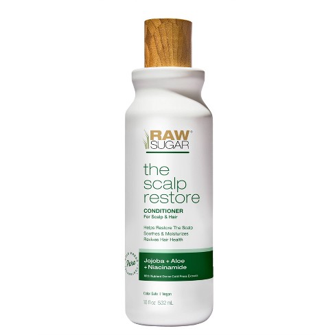 Raw Sugar The Scalp Restore Conditioner - Jojoba + Aloe + Niacinamide - 18 fl oz - image 1 of 4