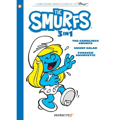 Smurfs 3 in 1 Vol. 9 - (Smurfs Graphic Novels) by  Peyo (Paperback)