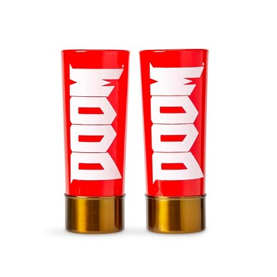 Just Funky DOOM Shotgun Shell 2oz Shot Glasses | Set of 2