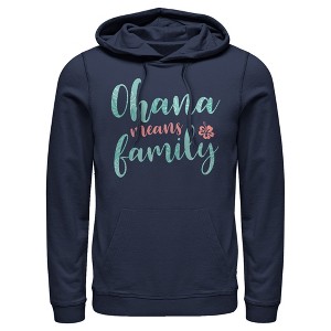 Men's Lilo & Stitch Blue and Red Ohana means Family T-Shirt - 1 of 4