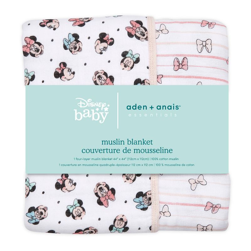 Aden + Anais Essentials Disney Baby Muslin Blanket, 2 of 6