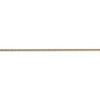 Black Bow Jewelry 1mm, 14k Yellow Gold, Diamond Cut Solid Spiga Chain Anklet - 2 of 4