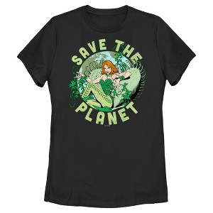 Women's Batman Save the Planet Poison Ivy T-Shirt - 1 of 4