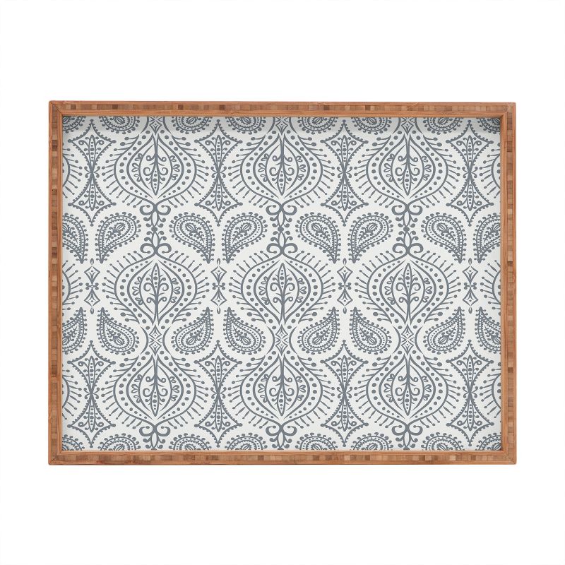 Heather Dutton Marrakech Washed Stone Rectangle Bamboo Tray - Deny Designs, 1 of 4