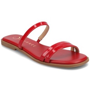 Journee Women's Brisa Flat Sandals - 1 of 4