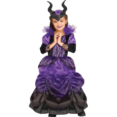 Halloween Express Toddler Girls' Wicked Queen Pur Halloween Costume - Size 2T - Black - image 1 of 1