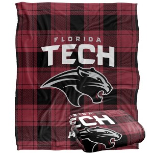 Florida Institute Of Technology Campus Plaid Spirit Silky Touch Super Soft Throw Blanket 50x60 - 1 of 4