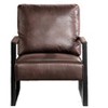 NicBex PU Leather/Microfiber/Velvet Accent Chair with Metal Frame,Mid Century Arm Chair with Cushion for Bedroom,Reading Room - 3 of 4