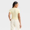 Women's Slim Fit Short Sleeve Seamless Baby T-Shirt - A New Day™ - 2 of 3