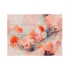 Trademark Fine Art Treechild Wild Coral Flowers Wood Slat Art - 3 of 4