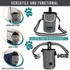 PetAmi Dog Treat Pouch, Large Pet Training Bag Pocket for Kibbles Toys, Trainer Essentials Supply Holder Waste Dispenser, 3 Ways to Wear - 4 of 4