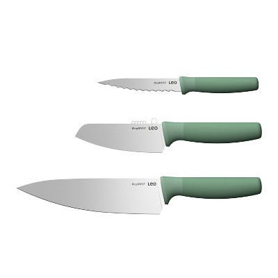 BergHOFF Balance 4Pc Nonstick Knife Set, Recycled Material, Protective  Sleeve Included