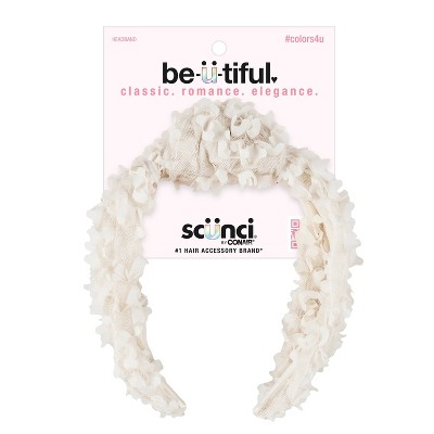 scünci be-ü-tiful Floret Headband - Cream