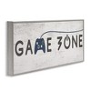 Stupell Industries Game Zone Video Gamer Phrase Rustic Blue Controller Framed Giclee Art, Gray, 30" x 13" - 2 of 4