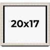 PosterPalooza | Minimalist Shadow Box Silver Picture Frame - UV Acrylic, Backing Board, Hanging Hardware - 2 of 4