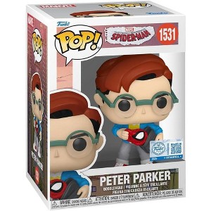 Funko Pop! Vinyl Figure, Spider-Man Peter Parker #1531, Entertainment Earth Exclusive, Marvel Animated Series, 4.25 Inch - 1 of 2