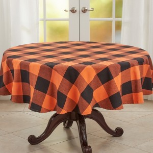 Saro Lifestyle Saro Lifestyle Dining Tablecloth With Buffalo Plaid Design - 1 of 4