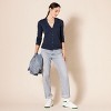 Women's Lightweight V-Neck Cardigan Sweater Soft Knit Button Front Long Sleeve Open Front Casual Comfortable Sweaters Top - 4 of 4