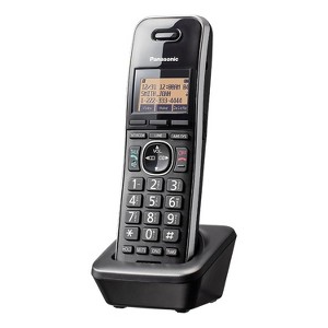 Panasonic® Cordless DECT 6.0 Office Phone Extension for KX-TGW420B 4-Line Office Phone Base Station, Black, KX-TGWA41B - 1 of 4