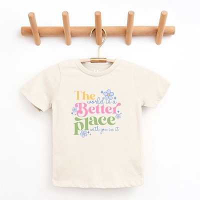 The Juniper Shop World Is A Better Place Toddler Short Sleeve Tee