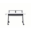 Metal & Synthetic Wood Modern Music Recording Studio Desk with Keyboard Tray - 4 of 4