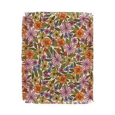 Alisa Galitsyna Summer Garden 11 56"x46" Woven Throw Blanket - Deny Designs