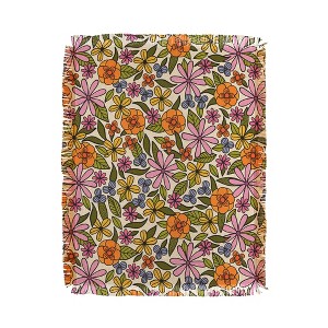 Alisa Galitsyna Summer Garden 11 56"x46" Woven Throw Blanket - Deny Designs - 1 of 4