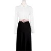 INSPIRE CHIC Women's Solid Color Retro Fashion Snake Pattern Buckle Decorative Wide Belts for Dresses - 4 of 4