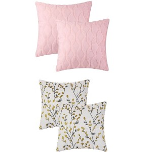 REGALWOVEN 4 Pcs Soft Cozy Decoration Throw Pillow Cases for Home 18 x 18 Inch - 1 of 4
