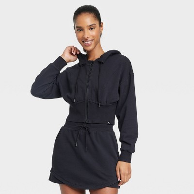 Women's Zip Up Cotton Light Hoodie Jacket at  Women’s Clothing store