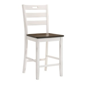 2pk Danforthe Ladder Back Counter Height Chairs - HOMES: Inside + Out - 1 of 4
