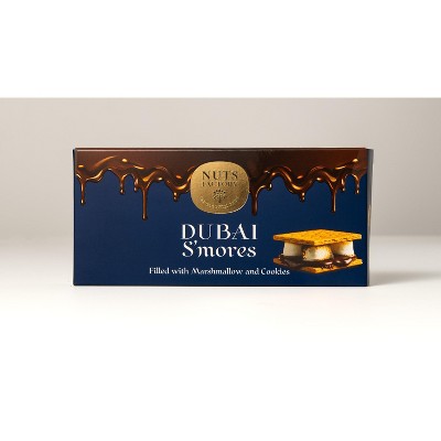 NUTS FACTORY DUBAI CHOCOLATE S'MORES BAR. RANKED # 1 IN THE WORLD!  2 PREMIUM BAR PACK